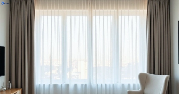 Freshly steam cleaned curtains in north-manly-nsw QLD